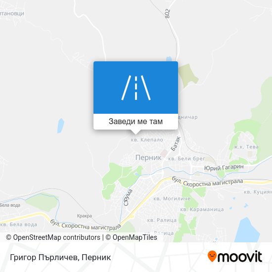 Григор Пърличев карта