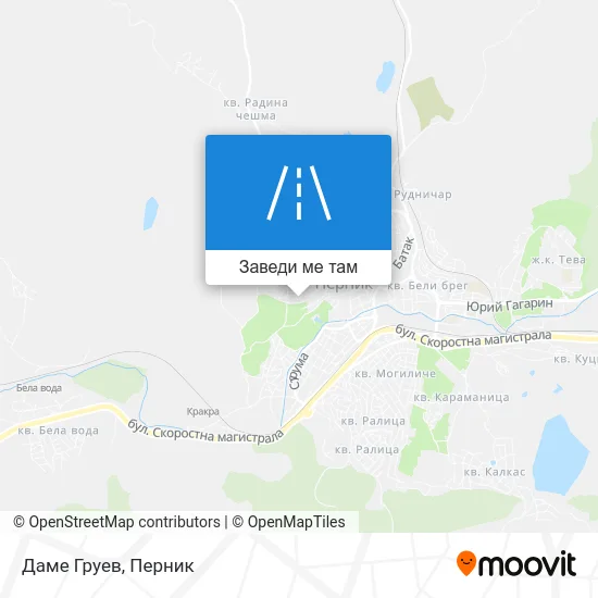 Даме Груев карта