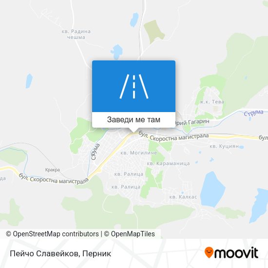 Пейчо Славейков карта