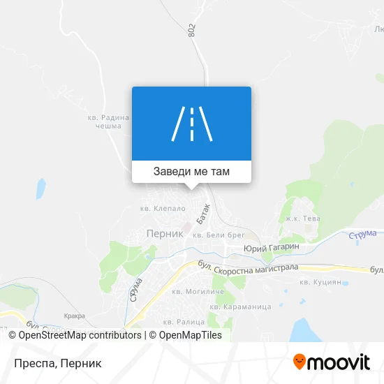 Преспа карта
