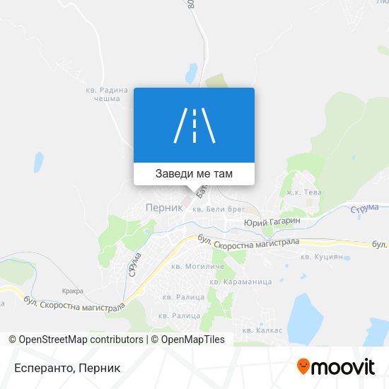 Есперанто карта