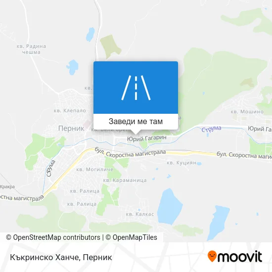 Къкринско Ханче карта