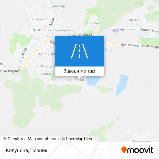 Колуница карта