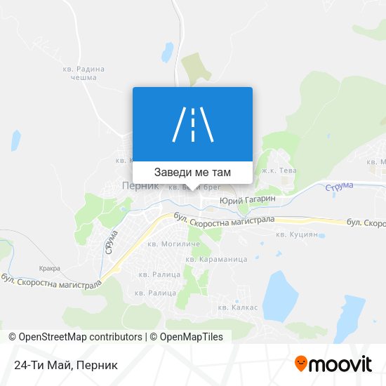 24-Ти Май карта