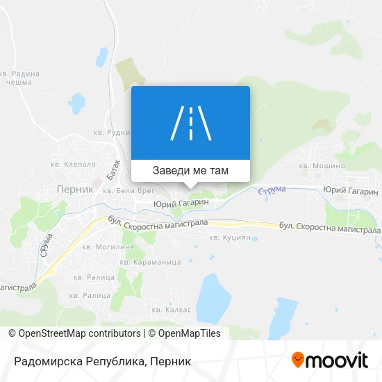 Радомирска Република карта