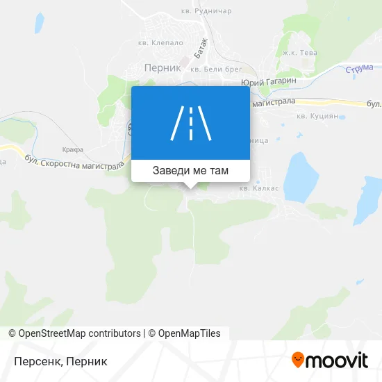 Персенк карта