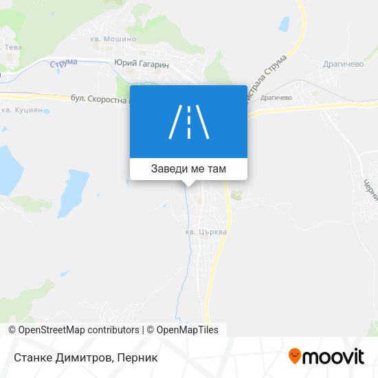 Станке Димитров карта