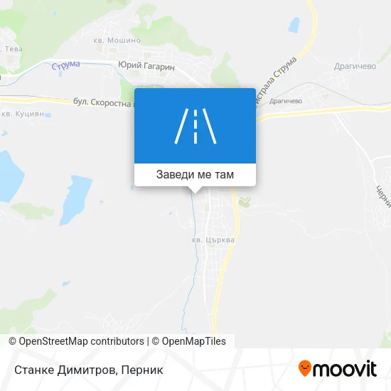 Станке Димитров карта