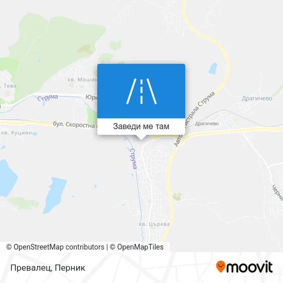 Превалец карта