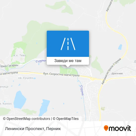 Ленински Проспект карта