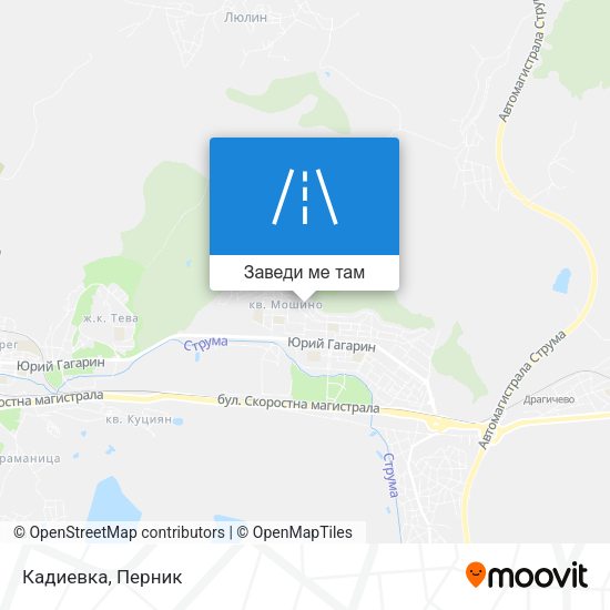 Кадиевка карта