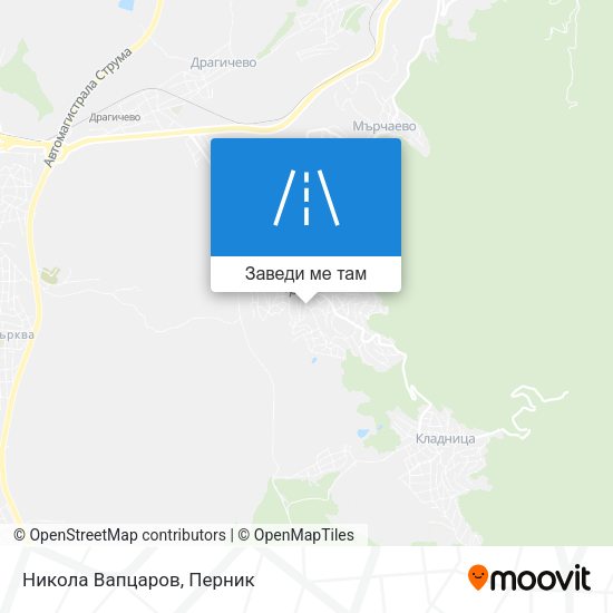 Никола Вапцаров карта