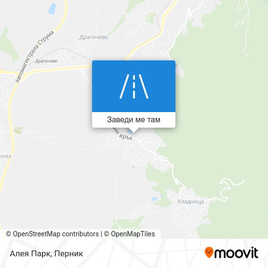 Алея Парк карта