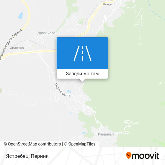 Ястребец карта