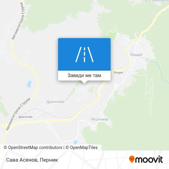 Сава Асенов карта
