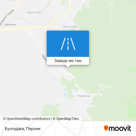 Бузлуджа карта