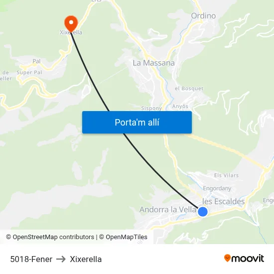 5018-Fener to Xixerella map