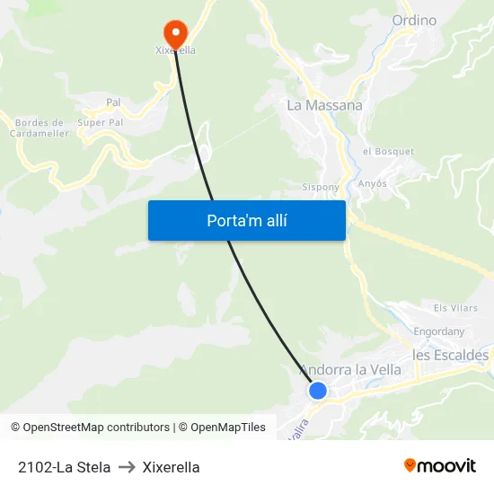 2102-La Stela to Xixerella map
