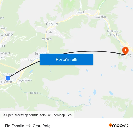 714-Els Escalls to Grau Roig map