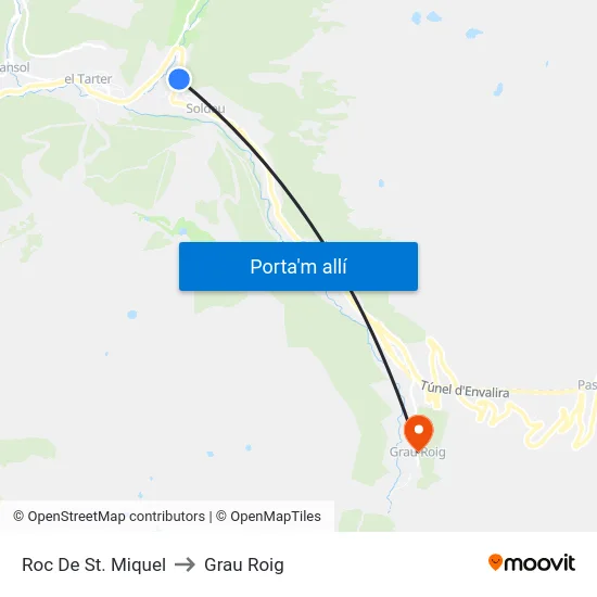 166-Roc De St. Miquel to Grau Roig map