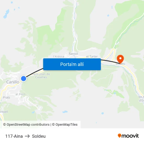 117-Aina to Soldeu map