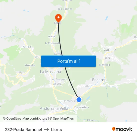 232-Prada Ramonet to Llorts map