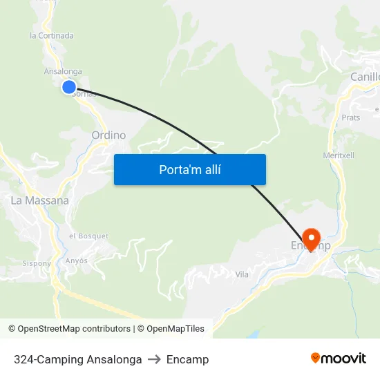 324-Camping Ansalonga to Encamp map