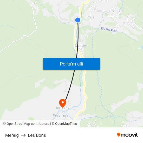 104-Mereig to Les Bons map