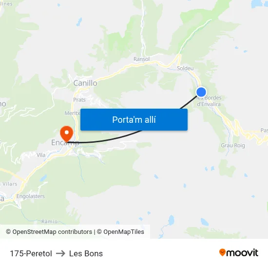 175-Peretol to Les Bons map