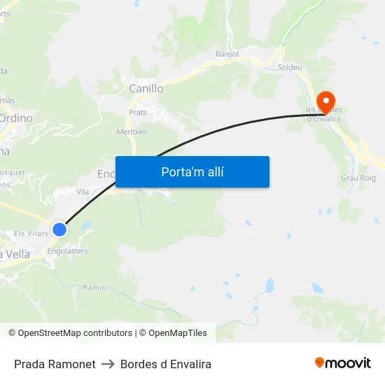 232-Prada Ramonet to Bordes d Envalira map