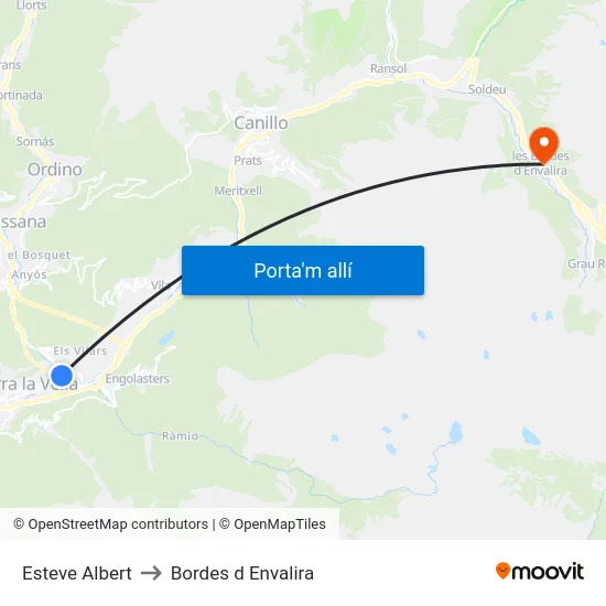 722-Esteve Albert to Bordes d Envalira map
