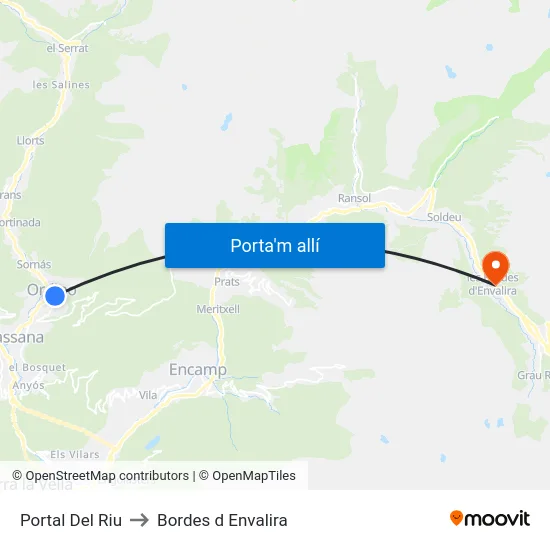 302-Portal Del Riu to Bordes d Envalira map