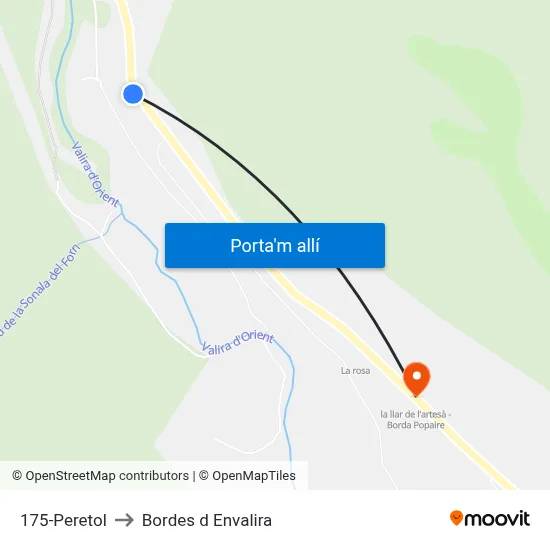 175-Peretol to Bordes d Envalira map