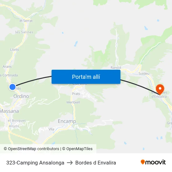 323-Camping Ansalonga to Bordes d Envalira map