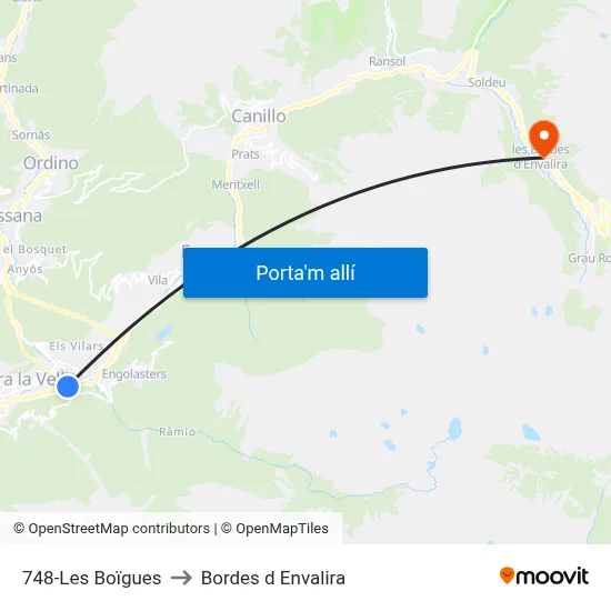 748-Les Boïgues to Bordes d Envalira map