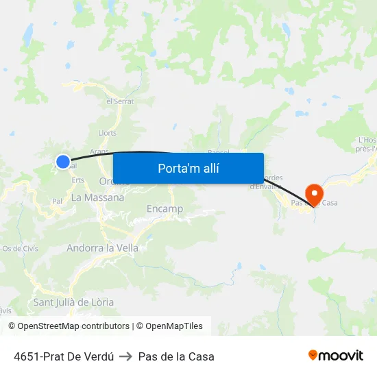 4651-Prat De Verdú to Pas de la Casa map