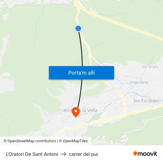 L'Oratori De Sant Antoni to carrer del pui map