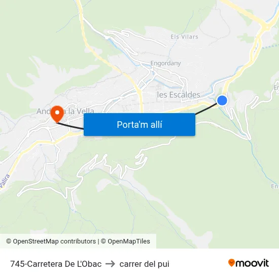 745-Carretera De L'Obac to carrer del pui map