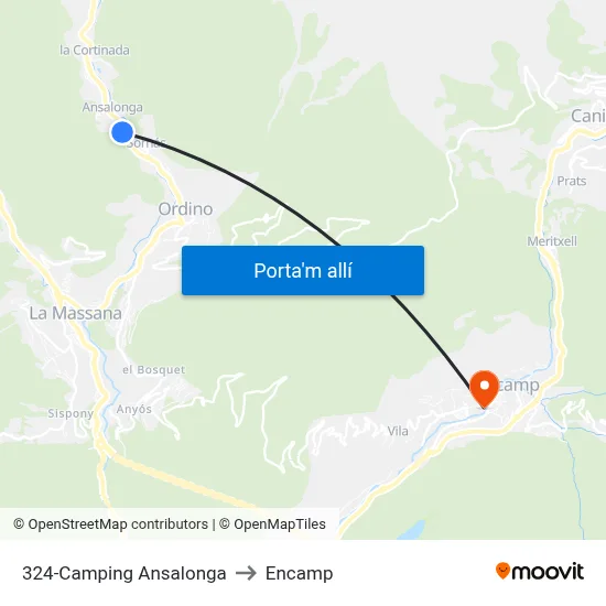 324-Camping Ansalonga to Encamp map