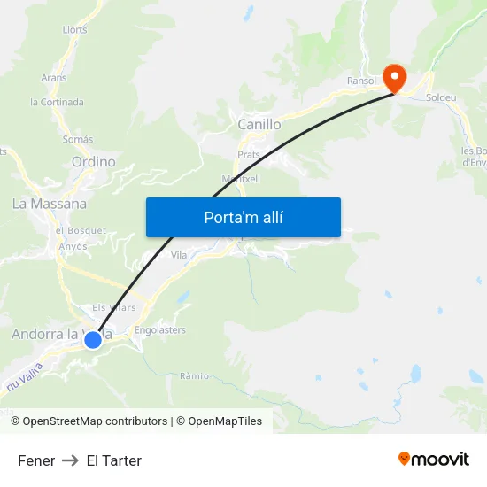 5018-Fener to El Tarter map