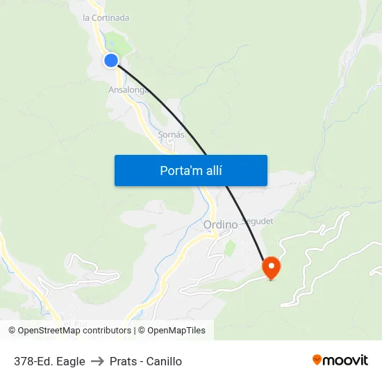 378-Ed. Eagle to Prats - Canillo map