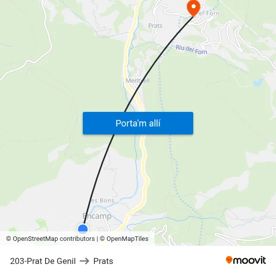 203-Prat De Genil to Prats map