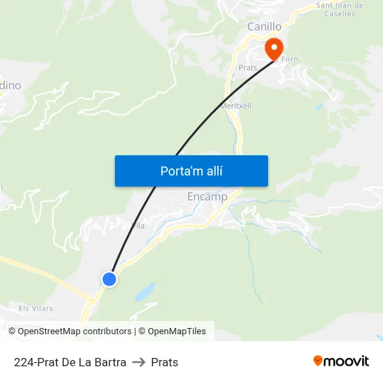 224-Prat De La Bartra to Prats map