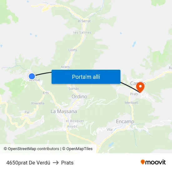 4650prat De Verdú to Prats map