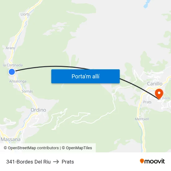 341-Bordes Del Riu to Prats map