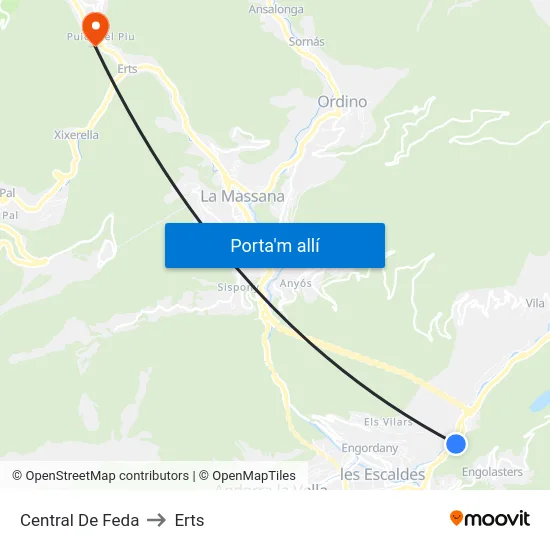 727-Central De Feda to Erts map