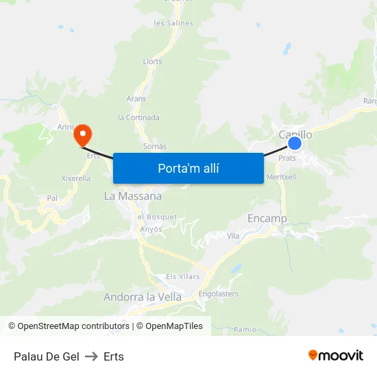 112-Palau De Gel to Erts map