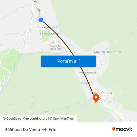 4650prat De Verdú to Erts map