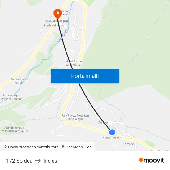 172-Soldeu to Incles map