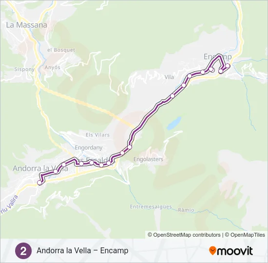 L2 Bus Line Map